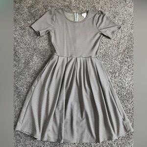Grey/Black LulaRoe Amelia Dress